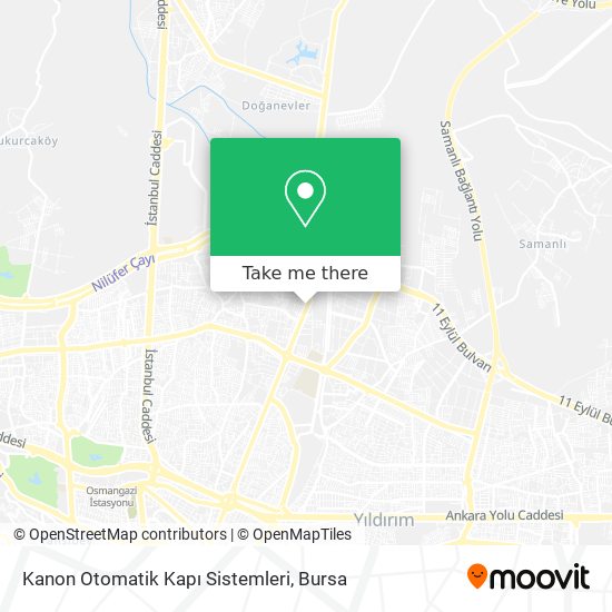 Kanon Otomatik Kapı Sistemleri map