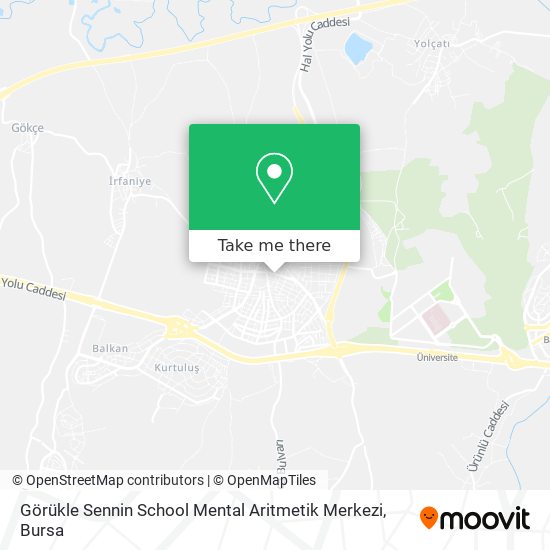 Görükle Sennin School Mental Aritmetik Merkezi map