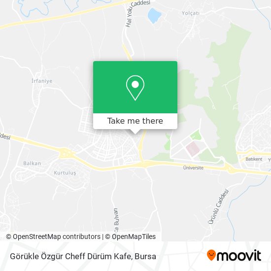 Görükle Özgür Cheff Dürüm Kafe map
