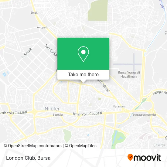 London Club map
