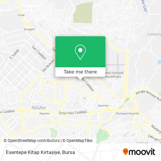 Esentepe Kitap Kırtasiye map