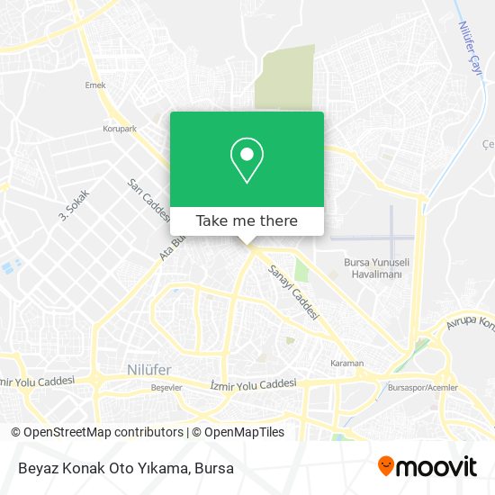 Beyaz Konak Oto Yıkama map
