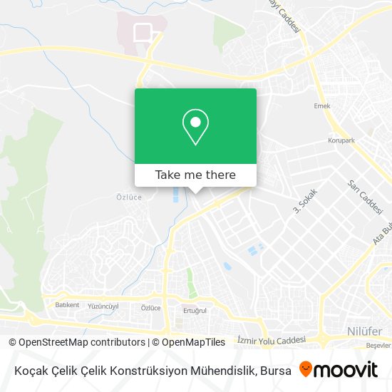 Koçak Çelik Çelik Konstrüksiyon Mühendislik map