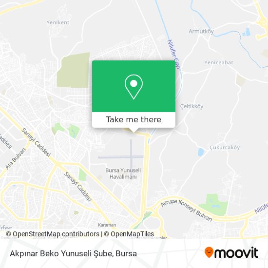 Akpınar Beko Yunuseli Şube map