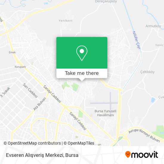 Evseren Alışveriş Merkezi map