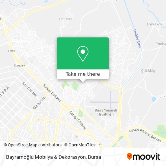 Bayramoğlu Mobilya & Dekorasyon map
