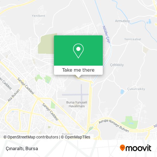 Çınaraltı map