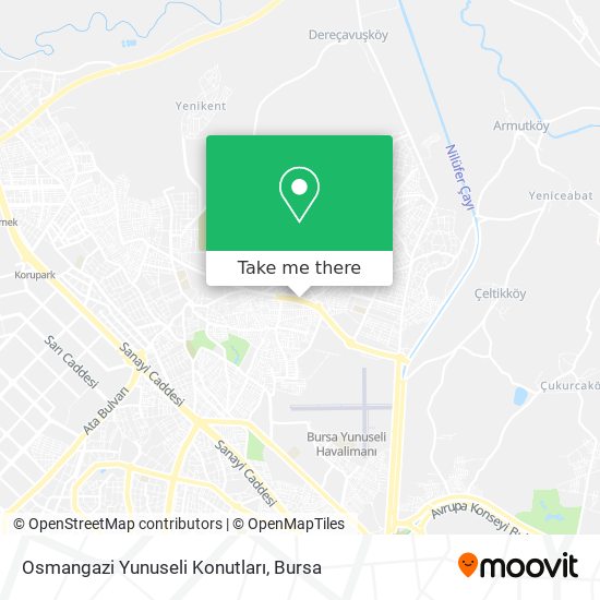 Osmangazi Yunuseli Konutları map
