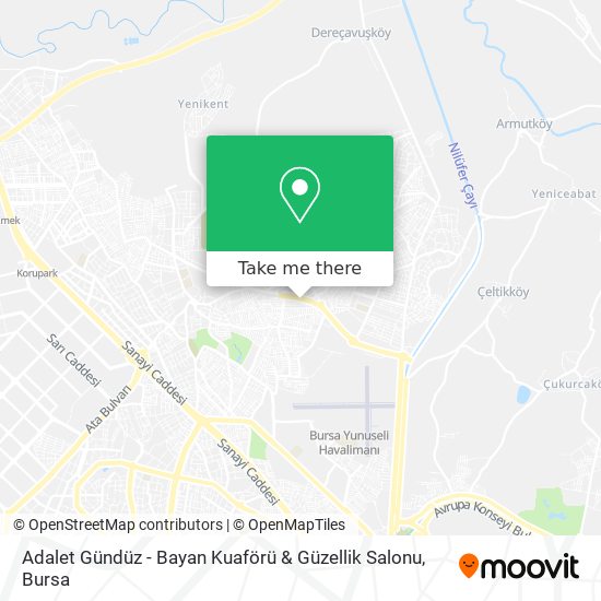 Adalet Gündüz - Bayan Kuaförü & Güzellik Salonu map