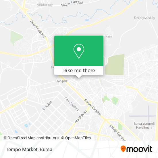 Tempo Market map