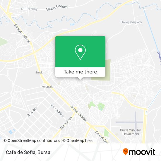 Cafe de Sofıa map