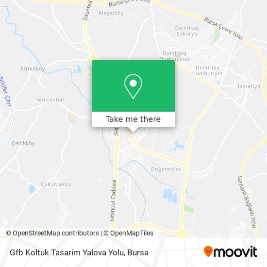 Gfb Koltuk Tasarim Yalova Yolu map
