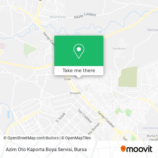 Azim Oto Kaporta Boya Servisi map