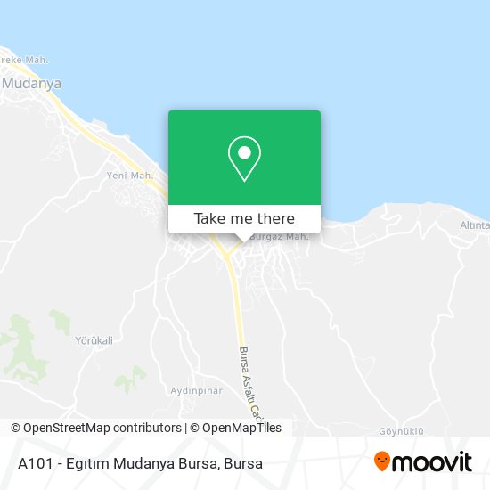 A101 - Egıtım Mudanya Bursa map