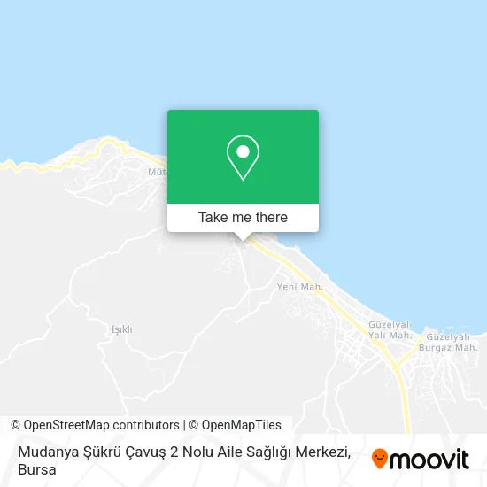 Mudanya Şükrü Çavuş 2 Nolu Aile Sağlığı Merkezi map
