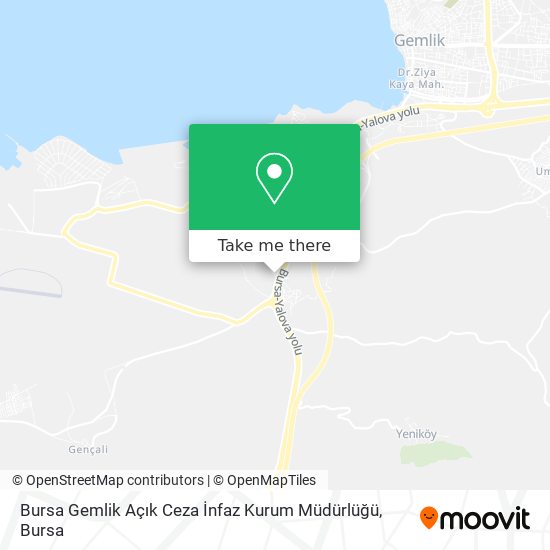 Bursa Gemlik Açık Ceza İnfaz Kurum Müdürlüğü map