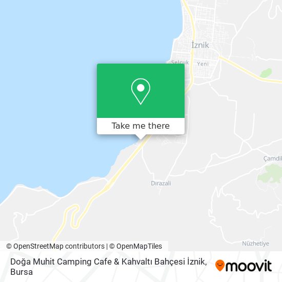 Doğa Muhit Camping Cafe & Kahvaltı Bahçesi İznik map