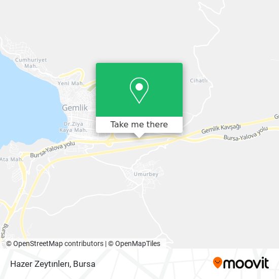 Hazer Zeytınlerı map