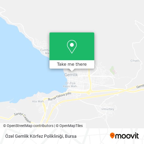 Özel Gemlik Körfez Polikliniği map