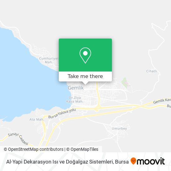 Al-Yapi Dekarasyon Isı ve Doğalgaz Sistemleri map