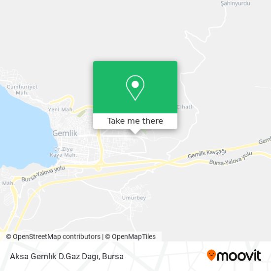 Aksa Gemlık D.Gaz Dagı map