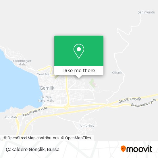 Çakaldere Gençlik map