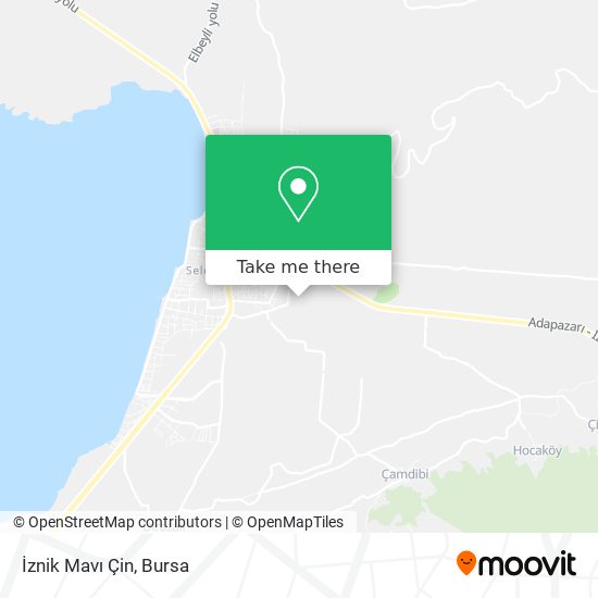 İznik Mavı Çin map