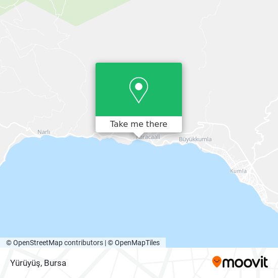 Yürüyüş map