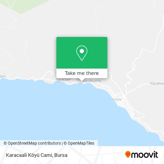 Karacaali Köyü Cami map