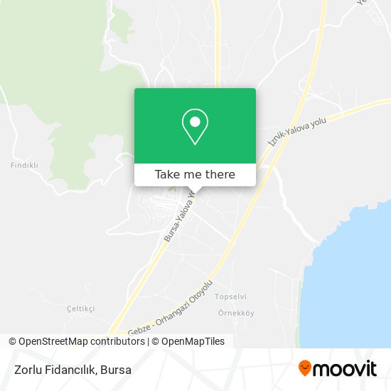 Zorlu Fidancılık map