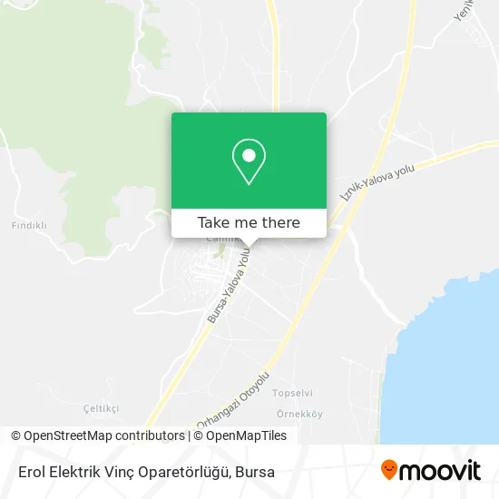 Erol Elektrik Vinç Oparetörlüğü map
