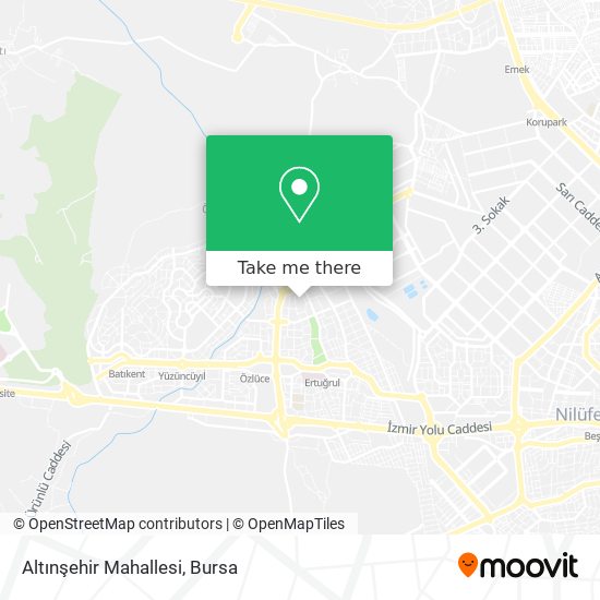 Altınşehir Mahallesi map