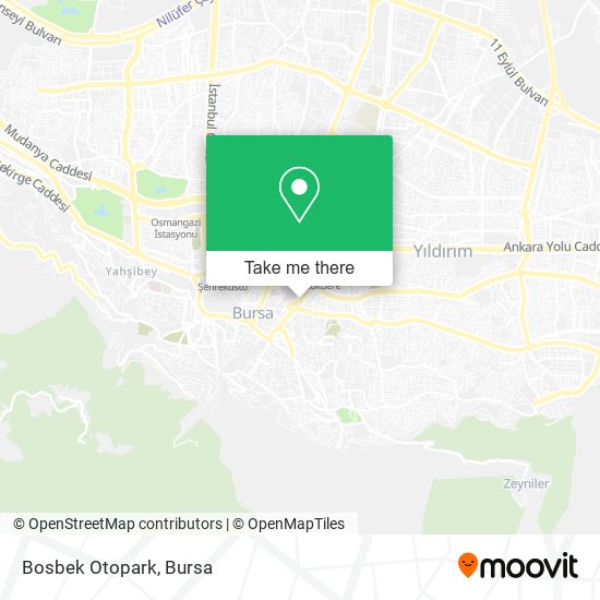 Bosbek Otopark map