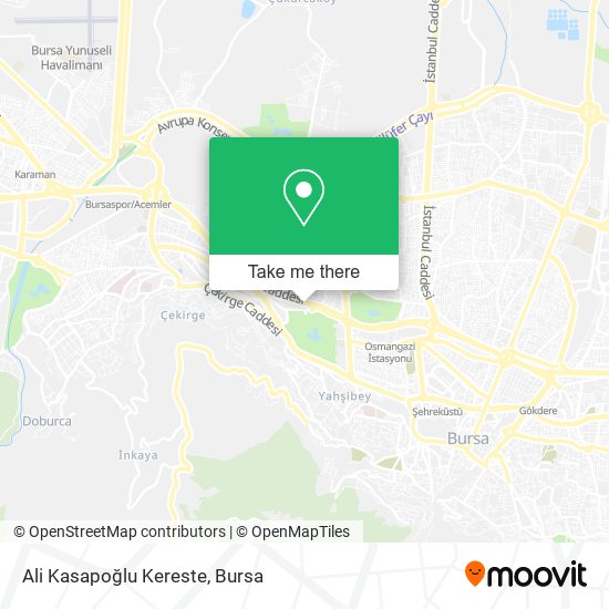 Ali Kasapoğlu Kereste map