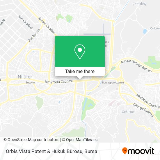 Orbis Vista Patent & Hukuk Bürosu map