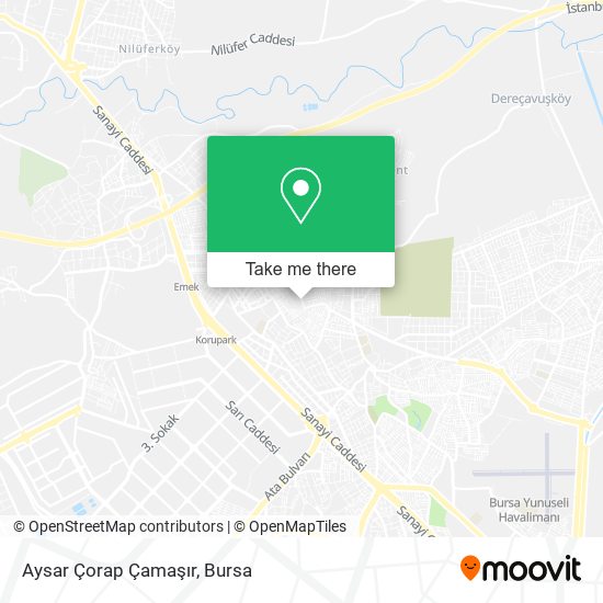 Aysar Çorap Çamaşır map