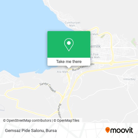 Gemsaz Pide Salonu map