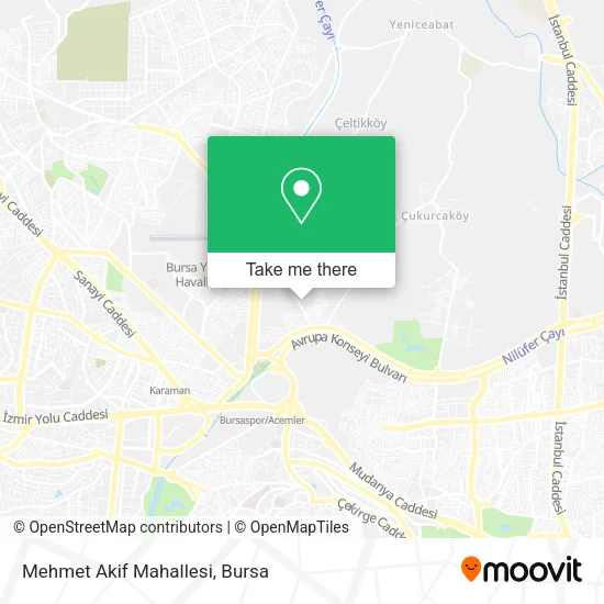 Mehmet Akif Mahallesi map