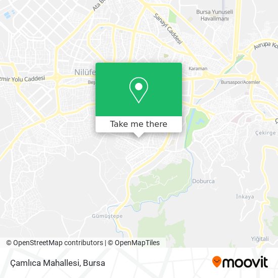 Çamlıca Mahallesi map