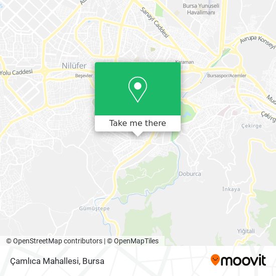 Çamlıca Mahallesi map