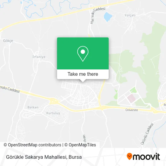 Görükle Sakarya Mahallesi map