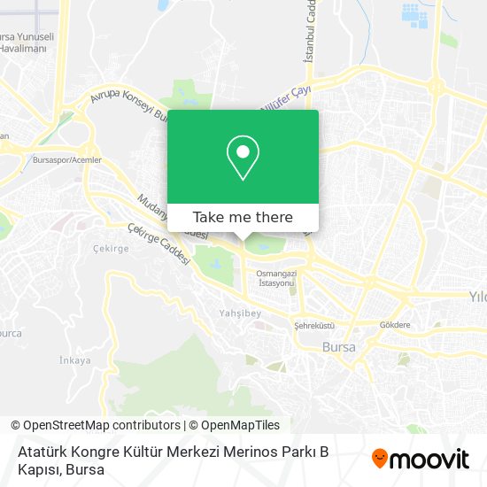 Atatürk Kongre Kültür Merkezi Merinos Parkı B Kapısı map