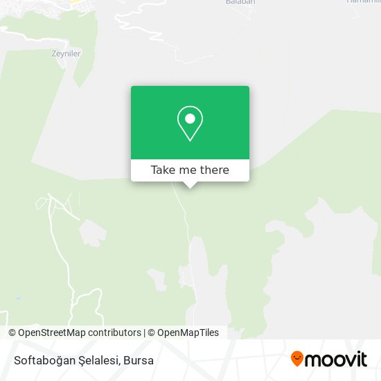 Softaboğan Şelalesi map