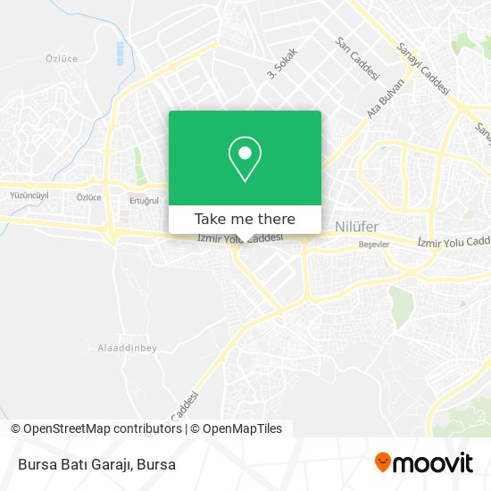 Bursa Batı Garajı map