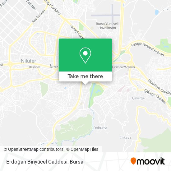 Erdoğan Binyücel Caddesi map
