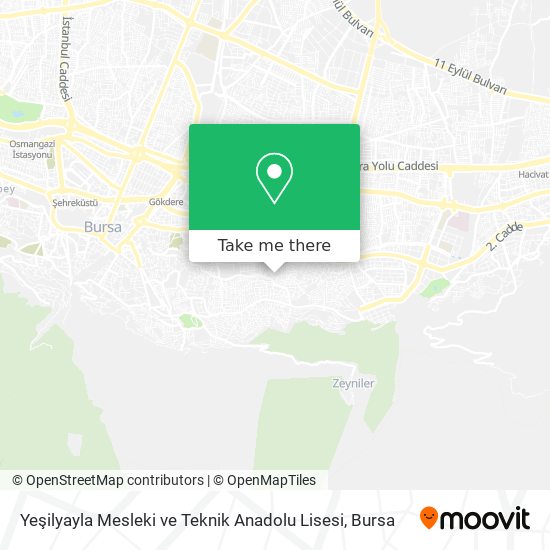 Yeşilyayla Mesleki ve Teknik Anadolu Lisesi map