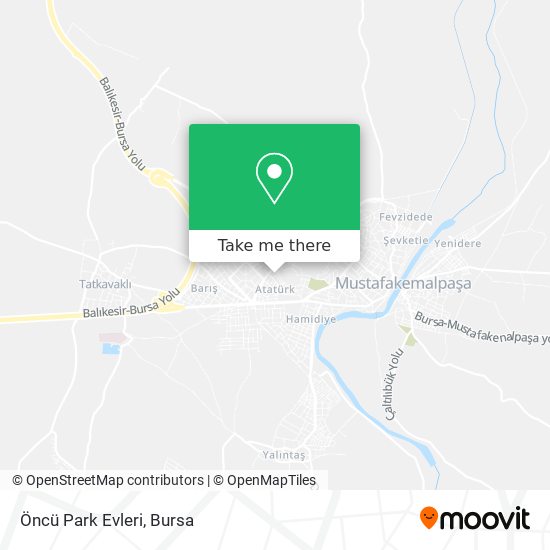 Öncü Park Evleri map