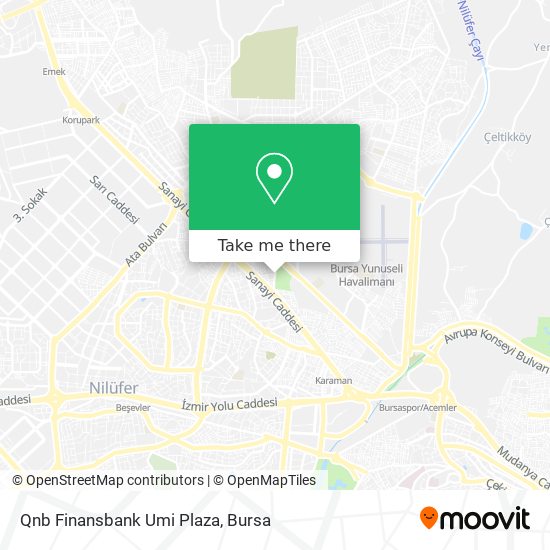 Qnb Finansbank Umi Plaza map