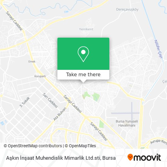 Aşkın İnşaat Muhendislik Mimarlik Ltd.sti map