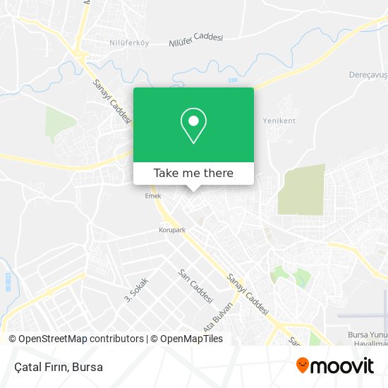 Çatal Fırın map